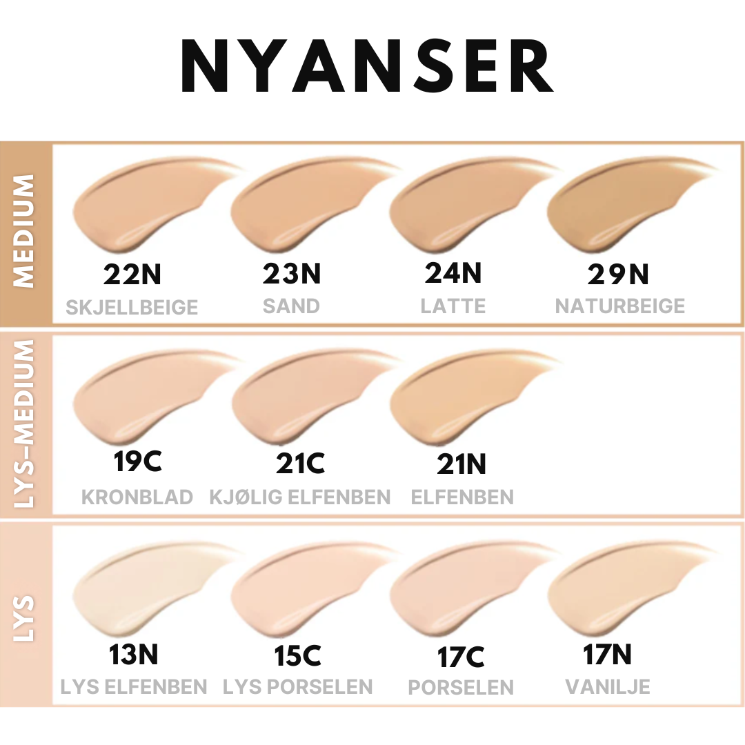 Lunaria MASK FIT AI Filter Foundasjon