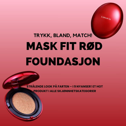 Lunaria Mask Fit Rød Foundasjon