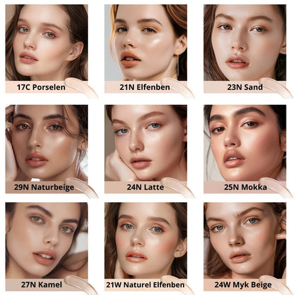 Lunaria Mask Fit Rød Foundasjon