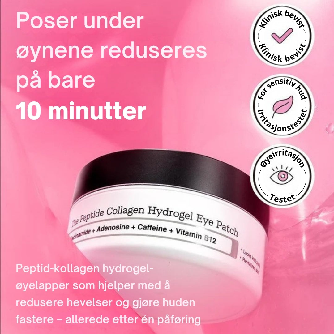 Lunaria™ Peptid Kollagen Hydrogel Øyepatcher
