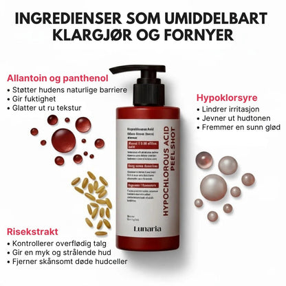 Lunaria Hypoklorsyre Rispeelingshot Duo for Ansikt og Kropp