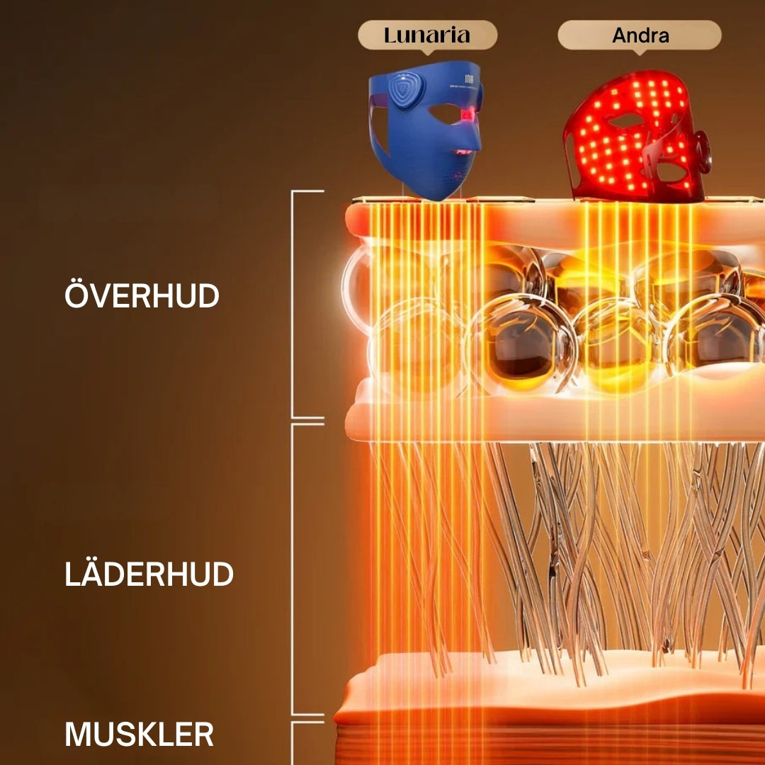 4D LED Lysterapi Ansiktsmask