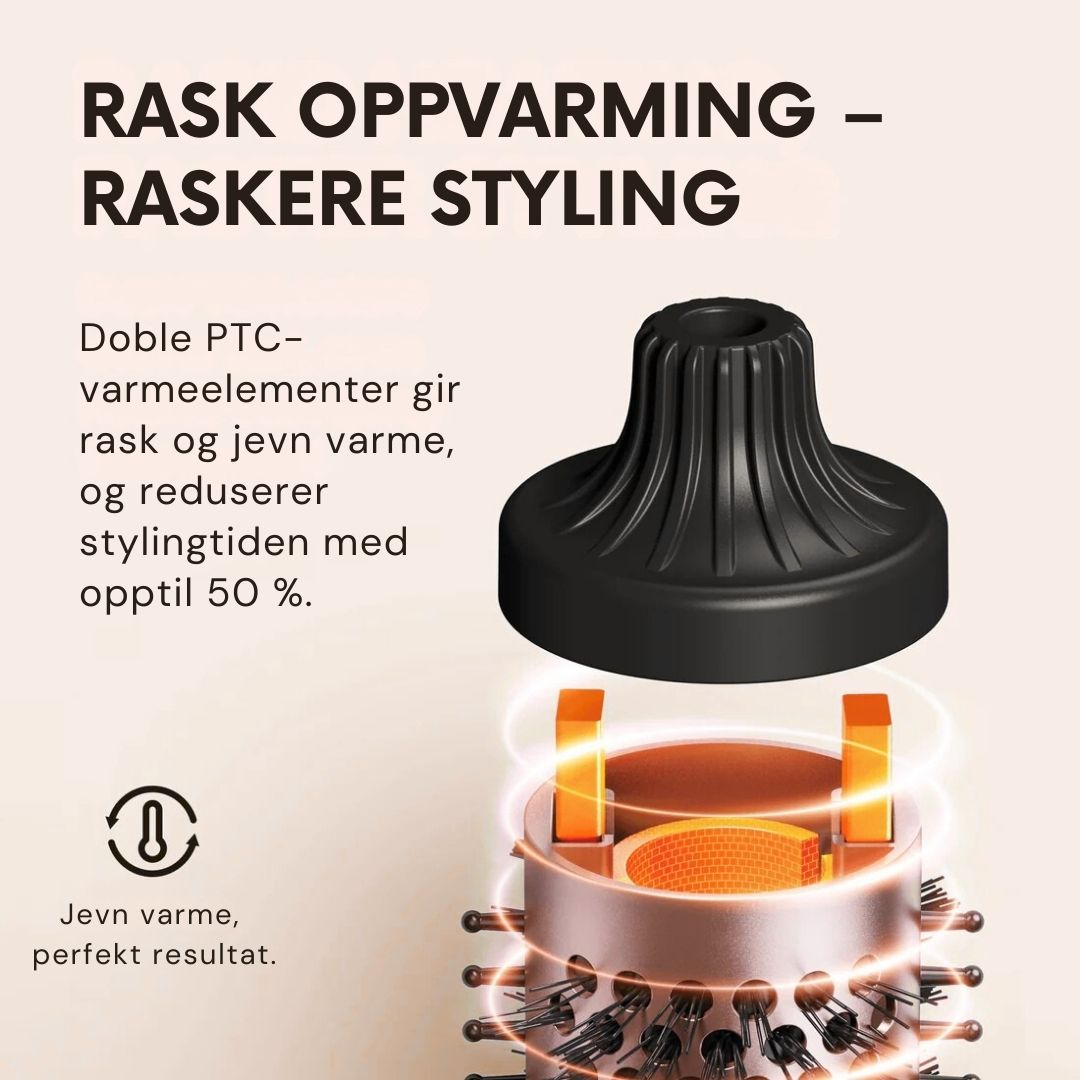 Glatt & Glans Termisk Børste