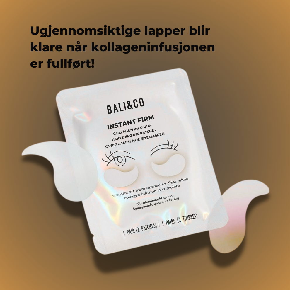 Bali&Co™ Oppstrammende øyepads med kollageninfusjon