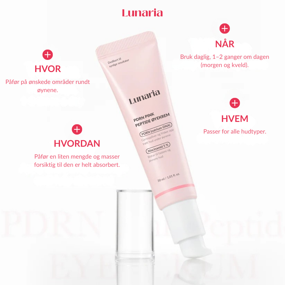 Lunaria PDRN Pink Peptide Øyekrem