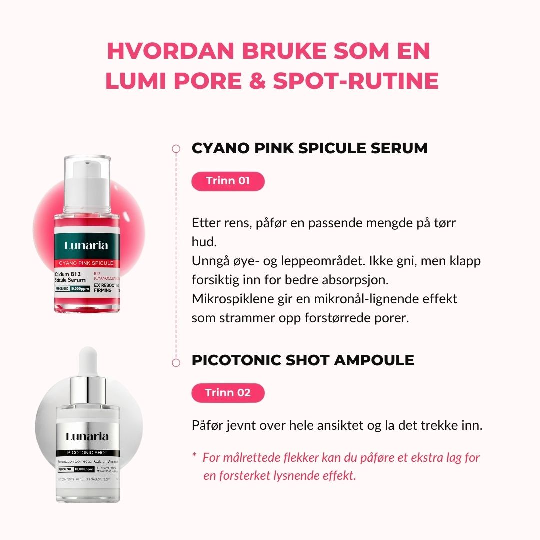 Lunaria Pore- og flekkpleie-duo