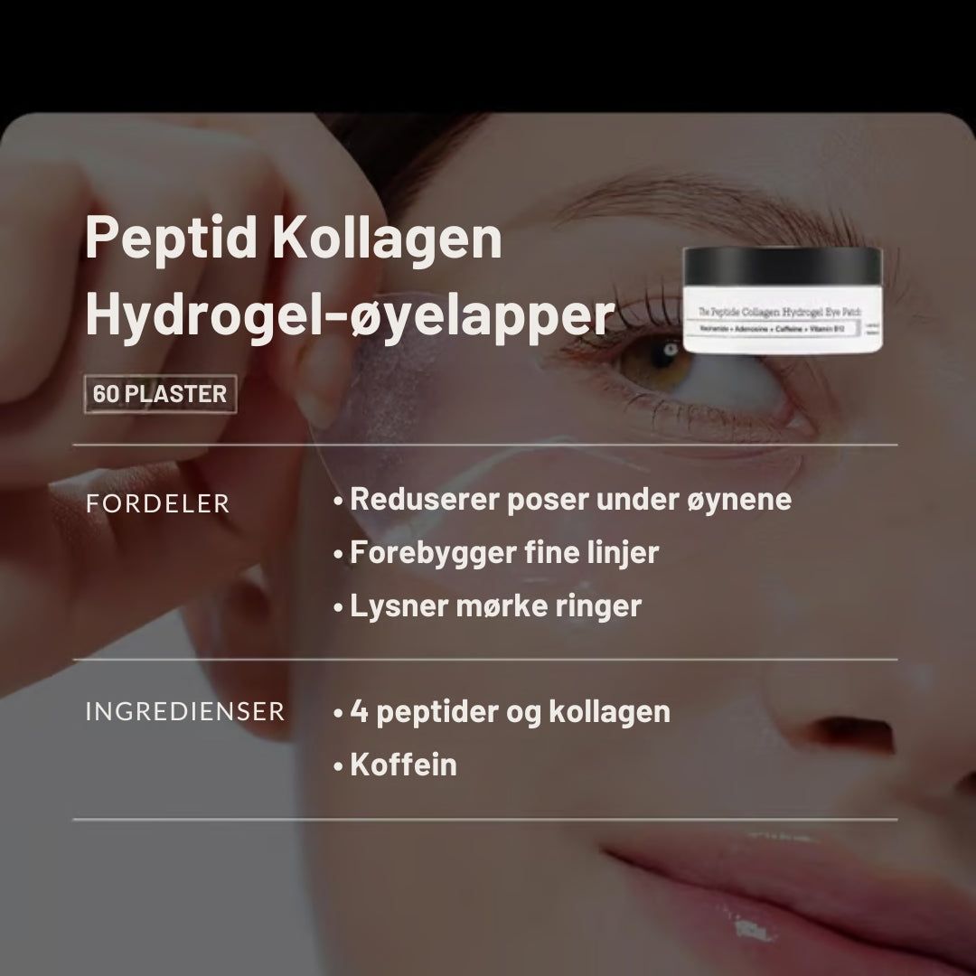 Lunaria™ Peptid Kollagen Hydrogel Øyepatcher