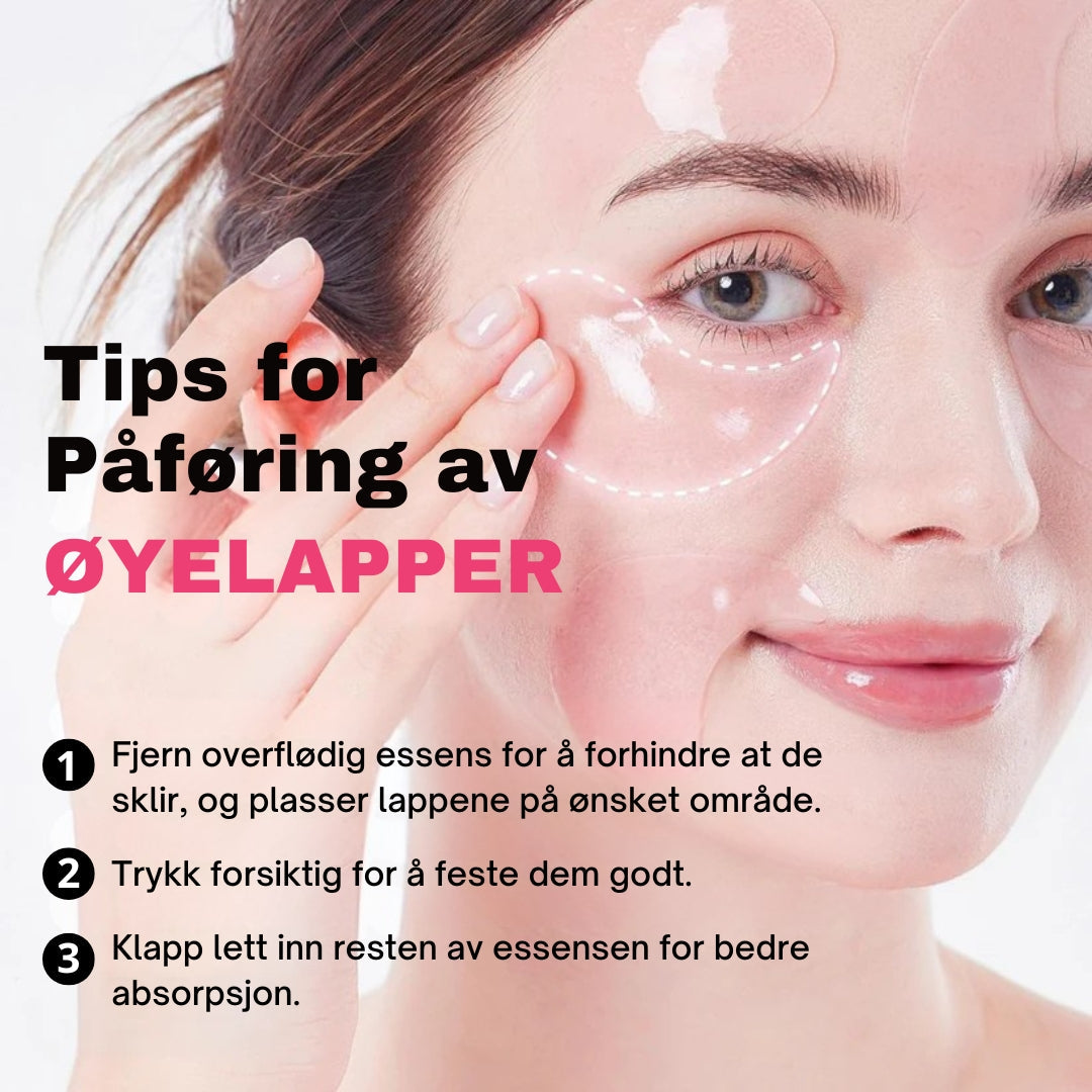 Lunaria™ Peptid Kollagen Hydrogel Øyepatcher