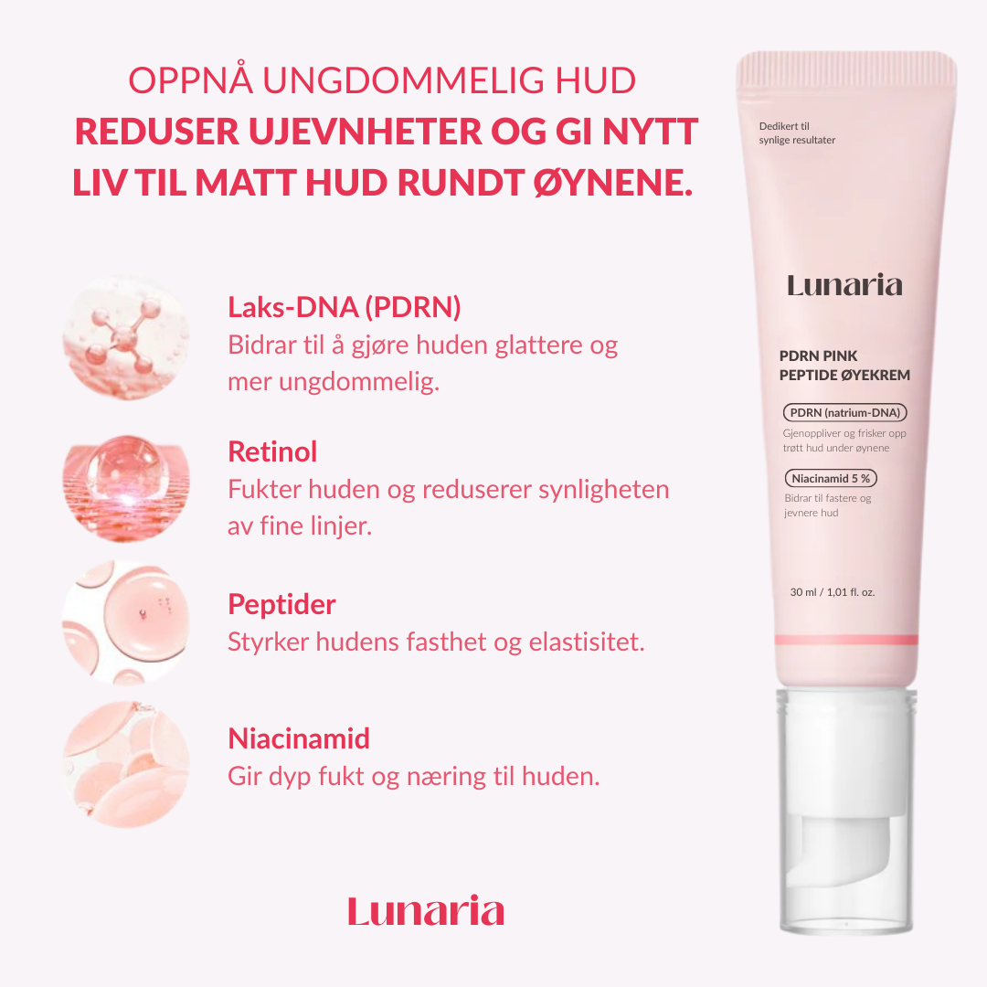 Lunaria PDRN Pink Peptide Øyekrem