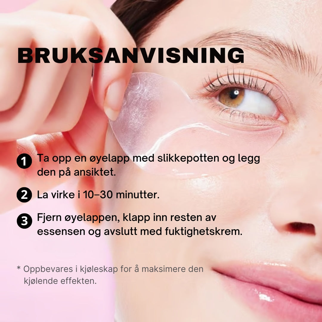 Lunaria™ Peptid Kollagen Hydrogel Øyepatcher