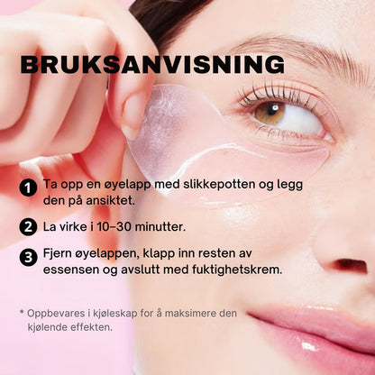 Lunaria™ Peptid Kollagen Hydrogel Øyepatcher