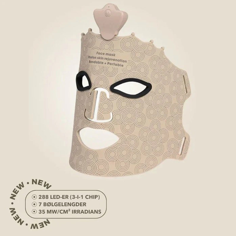 LED Lysterapi Ansiktsmaske